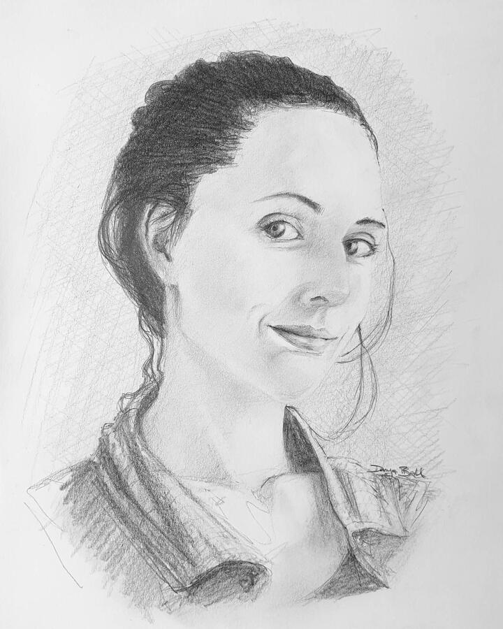 Self Portrait Drawing Self portrait fine art drawing of single person in graphite.